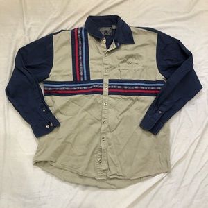 Spindle River Cowboy Shirt Button Up XL